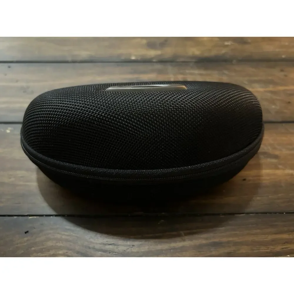 Oakley Sunglasses Case Hard Shell Oval Black Zippered CASE ONLY - Picture 2 of 4